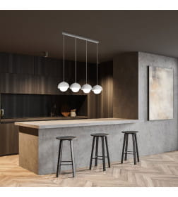 Подвесной светильник со стеклянными плафонами 10213 Bono TK Lighting