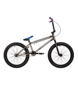 Велосипед NOVATRACK 20" BMX ZODIAC серебристый, сталь , рама 20", U-BRAKE