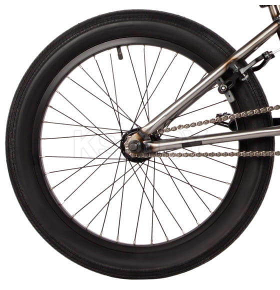 Велосипед NOVATRACK 20" BMX ZODIAC серебристый, сталь , рама 20", U-BRAKE (172093 20BMX.ZODIAC.SL5) 