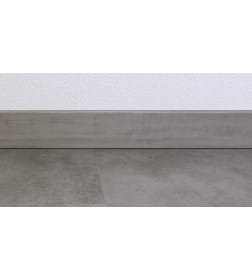 Плинтус напольный крашеный из ПВХ ULTRA LINE - 706 Лофт темный  2,2м 