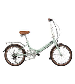 Велосипед NOVATRACK 20" складной, AURORA, мятный