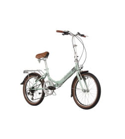 Велосипед NOVATRACK 20" складной, AURORA, мятный
