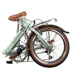 Велосипед NOVATRACK 20" складной, AURORA, мятный