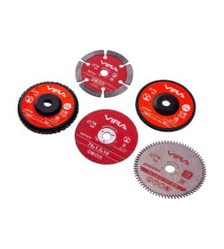 Набор дисков для мини УШМ 76 мм 5 шт VIRA посадка 10мм.