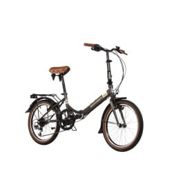Велосипед NOVATRACK 20" складной, AURORA, коричневый