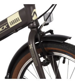 Велосипед NOVATRACK 20" складной, AURORA, коричневый