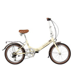 Велосипед NOVATRACK 20" складной, AURORA, бежевый