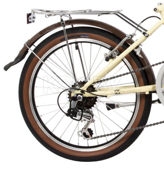 Велосипед NOVATRACK 20" складной, AURORA, бежевый (168392 20FAURORA6S.BG4) 