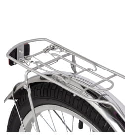 Велосипед NOVATRACK 20" URBAN синий, защита А-тип, тормоз нож., крылья и багажник хром.