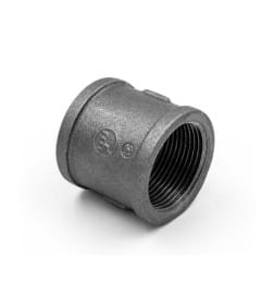 Муфта 1" вн.-вн. чугун черный AV Engineering AVEC451000001