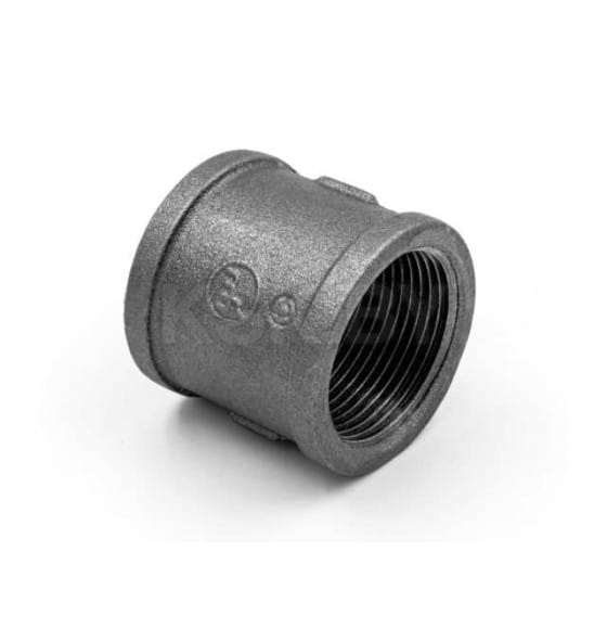 Муфта 1 1/4" вн.-вн. чугун черный AV Engineering AVEC451000114 (AVEC451000114) 