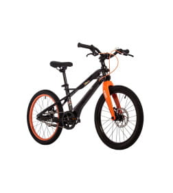Велосипед NOVATRACK 20" LYNX. Магнезиевая рама, чёрный, защ.цепи, диск.тормоз, подножка, заднее крыло