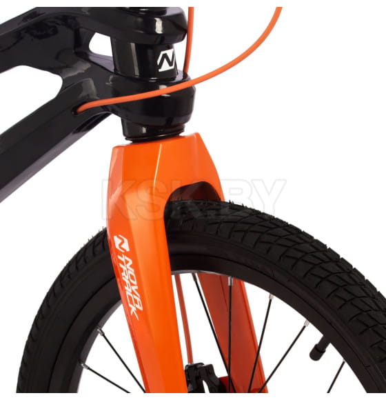 Велосипед NOVATRACK 20" LYNX. Магнезиевая рама, чёрный, защ.цепи, диск.тормоз, подножка, заднее крыло (168366 205MLYNXD.BK4) 