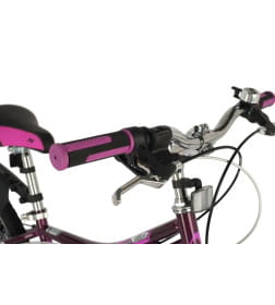 Велосипед NOVATRACK 20" ALICE пурпурный,  стальная рама, 6 скор., Shimano TY21/Microshift TS38, дисковый тормоз