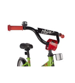 Велосипед NOVATRACK 16" STRIKE зеленый, тормоз нож, крылья корот, полная защита цепи