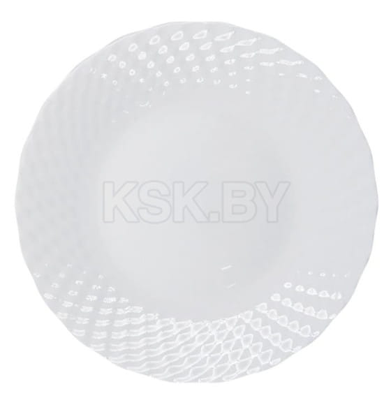 Тарелка десертная HoReCa "Diamonds" 21.5 см, 8,5" LNWP-85 WHITE стеклокерамика Lavenir (112931) 