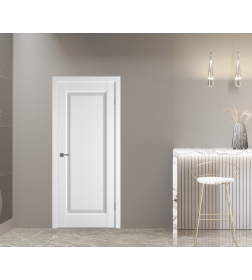 Дверное полотно Emalex Elegant 1 Ice  ДО Fly White cloud  2000х800х35мм