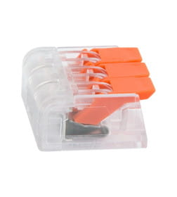 Клемма универсальная компактная 3-проводная до 4,0 мм² (5 шт.) REXANT 07-5207