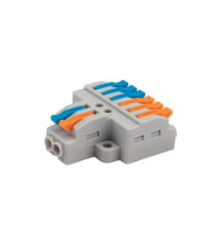 Клемма соединительная многоразовая быстрозажимная разветвительная, с монтажной площадкой (2х3) REXANT 07-5234