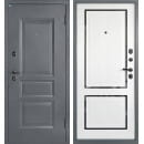 Дверь входная "Титан Азимут" Букле графит/Арктик (правая)  960х2050 мм