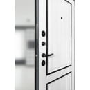 Дверь входная "Титан Азимут" Букле графит/Арктик (левая)  860х2050 мм