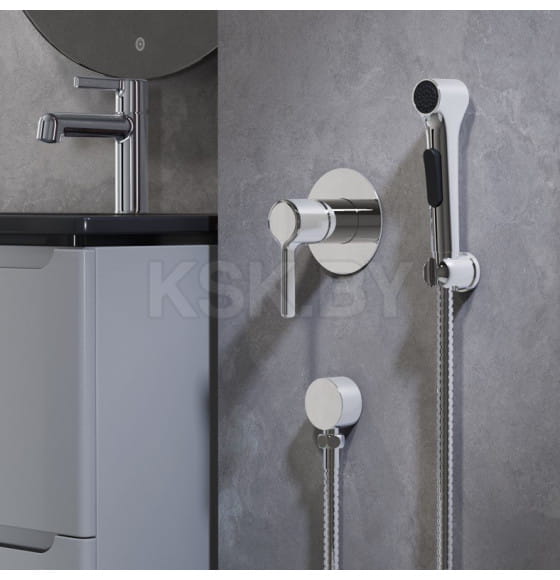 Смеситель скрытого монтажа с гигиеническим душем Voda Column, CLM01 (CLM01) 