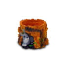 Кашпо заяц в пеньке 23см арт. ГД-5КП57 (ГД-5КП57) 