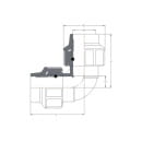 Колено ПЭ 40 AV Engineering AVE1014040 (AVE1014040) 