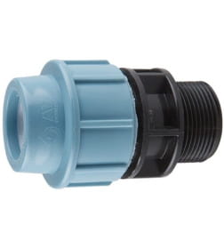 Ниппель ПЭ 63 х 2" нар. AV Engineering AVE10663002