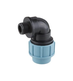 Колено с наружной резьбой для ПЭ 32*1*90