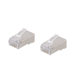 Разъем RJ-45 FTP для кабеля кат. 5Е, 8P8C (2 шт), TDM