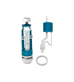 Арматура с нижней подводкой с переходной опорой (хром кнопка) ИнкоЭр И - СБкпм-НпрНРФ-А-В Р