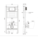Инсталяция для подвесного унитаза Kardier 011D (011D) 