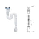 Сифон 1 1/2"х40/50 гофрированный (удлинённый) выпуск 64 мм AV Engineering AVE129782 (AVE129782) 