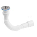 Сифон 1 1/2"х40/50 гофрированный, выпуск 64 мм AV Engineering AVE129781 (AVE129781) 