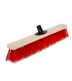 Щётка тротуарная 50 см дерев. колодка, пласт. державка, черенок d=23-25 с резьбой 071333 