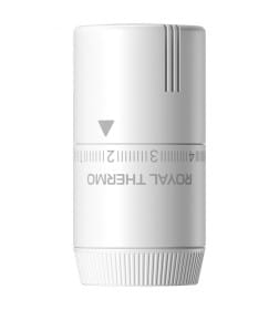 Термоголовка жидкостная Royal Thermo Design PRO М30х1,5 (белый) RATHDN13015WH