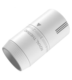 Термоголовка жидкостная Royal Thermo Design PRO М30х1,5 (белый) RATHDN13015WH
