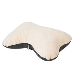 Подушка-косточка на подголовник "Алькантра", ткань бежевая AIRLINE