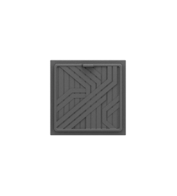 Дверка прочистная ДПр-4Л "Лабиринт" (Окрашенная) 170х170х58мм (ВхШхГ) Размер под закладку: 130х130х32 RL36