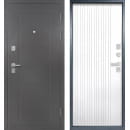 Дверь входная "Атлант" Графит/бьянко (правая)  880х2050 мм,уценка