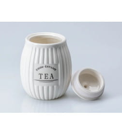 Банка для сыпучих продуктов керамическая "Tea" 800 мл/11,3х16,2 см QC23A398T