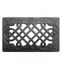 Решётка вентиляционная каминная РВ-1 "Любава" (Окрашенная) 267х162х32 мм: Размер под закладку: 250х140х17мм RL03