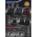 Чехол на сиденье автомобиля универсальный (полиэстер, черно-синий) ARIZONE 40-155005 (40-155005) 