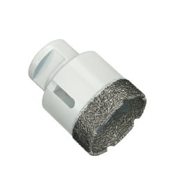 Коронка алмазная по керамограниту 45 мм M14 вакумная пайка Diamond Industrial DIDKVP45M14