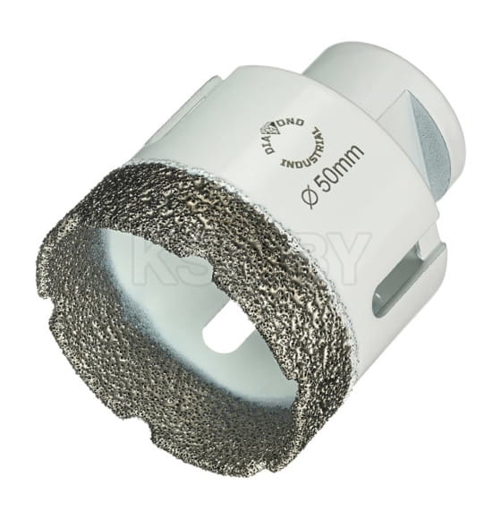 Коронка алмазная по керамограниту 50 мм M14 вакумная пайка Diamond Industrial DIDKVP50M14 (DIDKVP50M14) 
