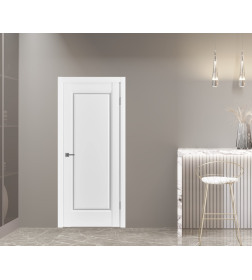 Дверное полотно Emalex E1 Fly ДО Ice,white cloud 2000х900х35мм