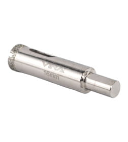 Коронка алмазная по керамике 16 мм трехгранный хвостовик VIRA 559538