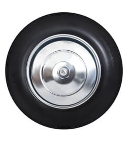 Колесо на ось, черная резина Longway C 46