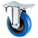 Неповоротная колесная опора, эластичная синяя резина RONEL FRCL 54 (FRCL 54) 